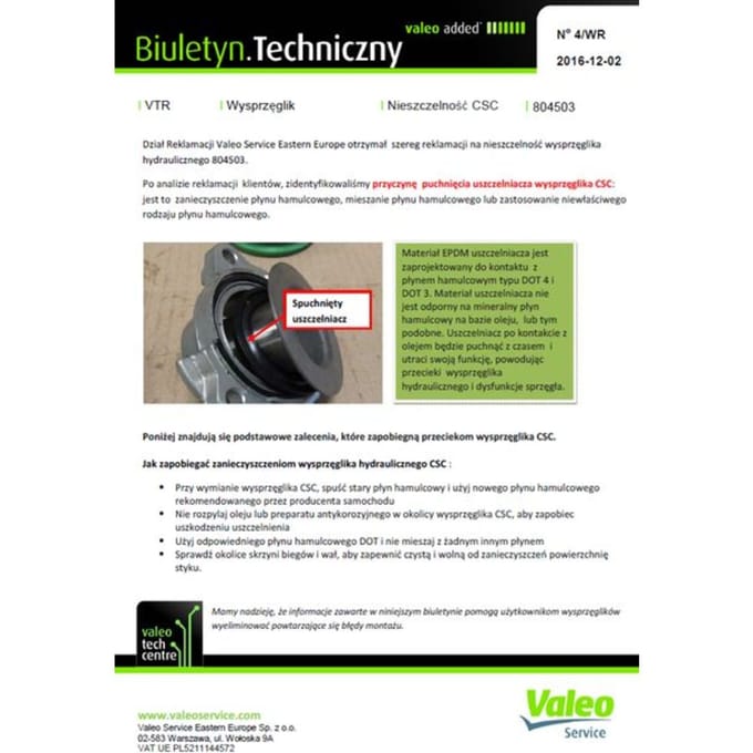 Ontkoppelingslager, koppeling VALEO 804503