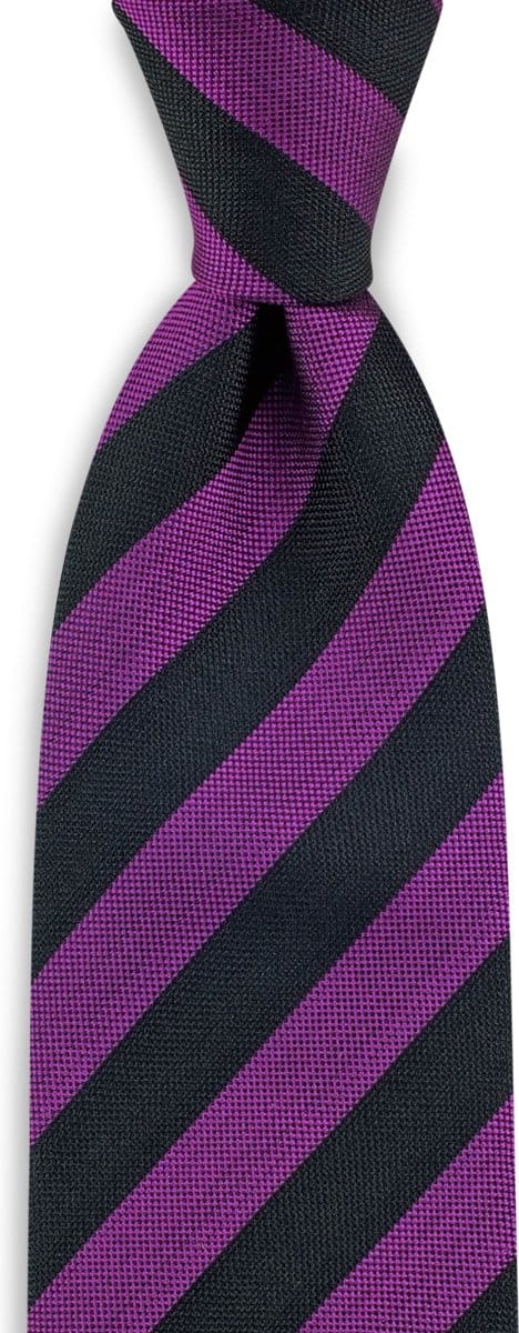 We Love Ties - Stropdassen - Stropdas Ted Texture - paars / zwart