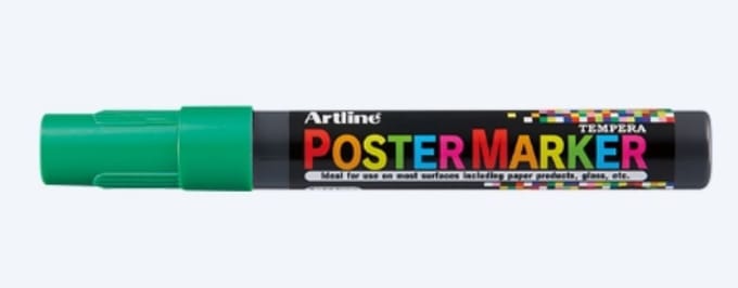 Artline - Poster Marker tempera 4 mm - groen