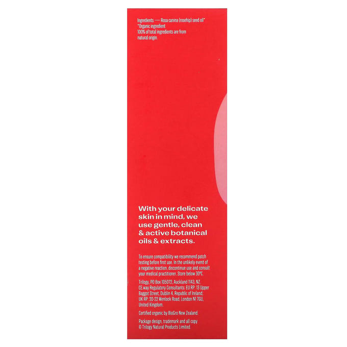 Gecertificeerde Biologische Rozenbottelolie, 45 ml (1,5 fl oz)