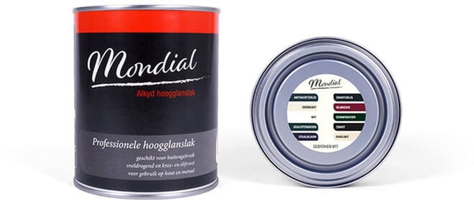 Mondial Hoogglans Ral9010 Gebroken Wit (Alkyd)