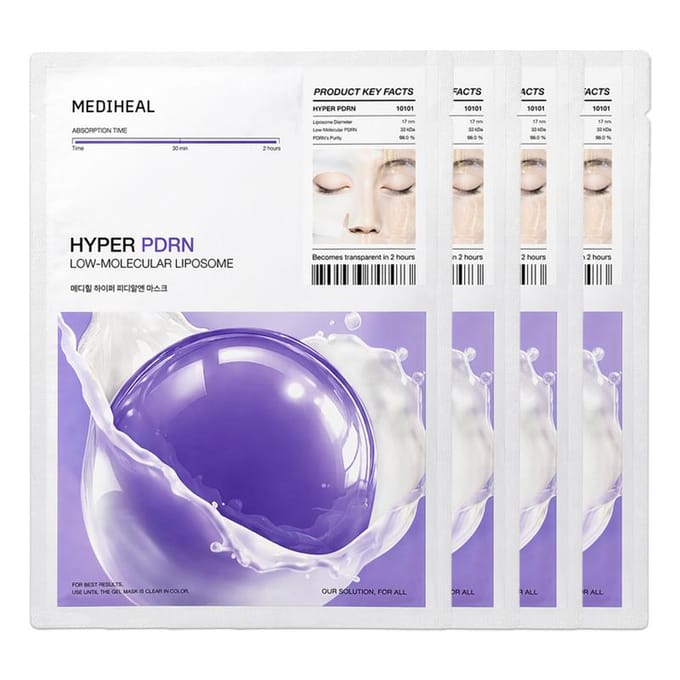 [MEDIHEAL] Hyper PDRN Masker 35g*4ST white