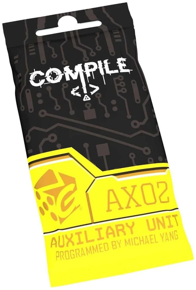 Asmodee kaartspel Compile Aux 2 uitbreiding nieuwe protocollen.