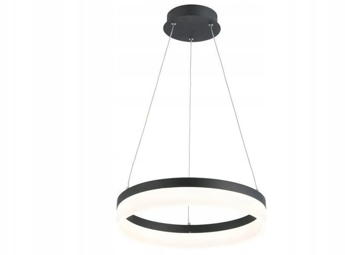 Antraciet LED Ringlamp Cornelia 4000K 24W - Stijlvol en Modern