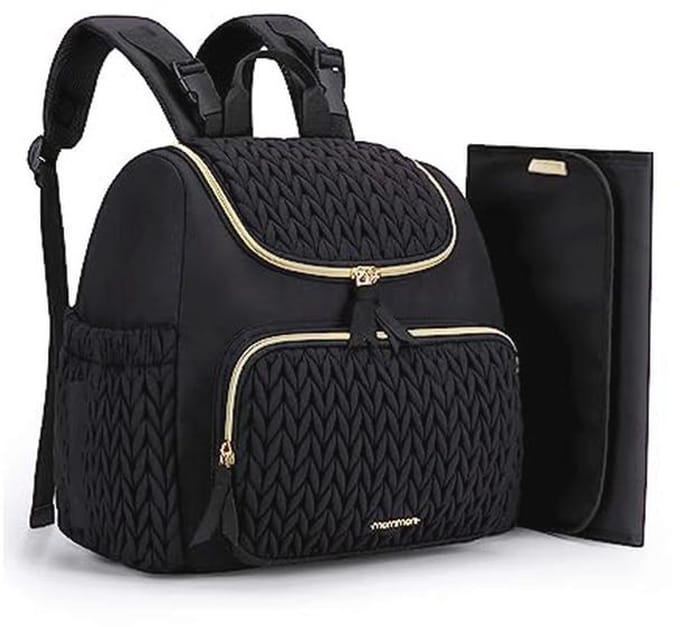 Stylish Diaper Backpack for Baby - Convenient Travel Bag with Insulated Pockets and Changing Mat