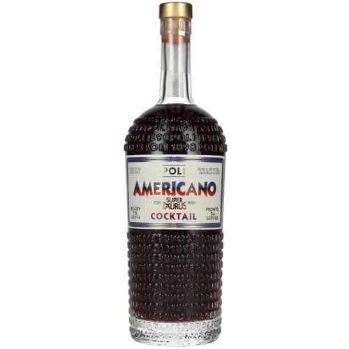 Poli Grappa &amp; Gedistilleerd Poli Americano Cocktail con Super Taurus 20% Vol. 0,7l