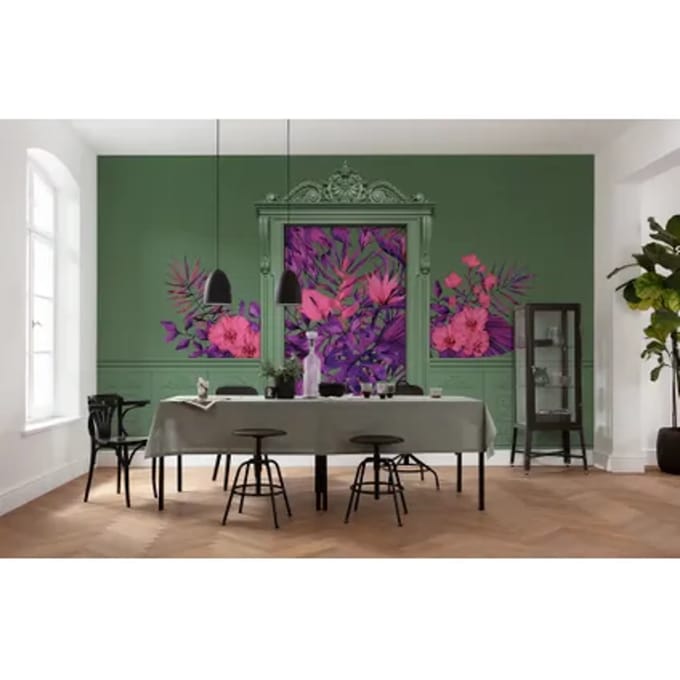 Fotobehang - Duke Dude Green 400x250cm - Vliesbehang