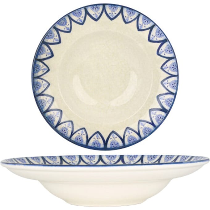 Bonna Pastabord - Esnaf - Porselein - 27 cm (400cc) - set van 2