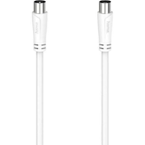Hama Antenne, Satelliet Aansluitkabel [1x Coax-stekker - 1x Coax-bus] 20 m Wit
