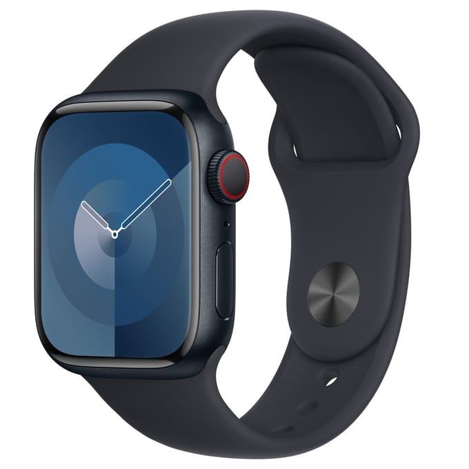 Sport Band voor de Apple Watch | 38/40/41/42 mm - Maat M/L - Midnight