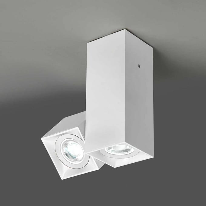 Milan Iluminación Milan Dau spot plafondlamp 2-lamps wit