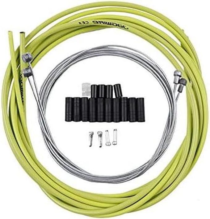 Fiets remkabel set - Universele kabels - Fiets onderhoud - Gladde oppervlakte - 2 meter kabel - Groen
