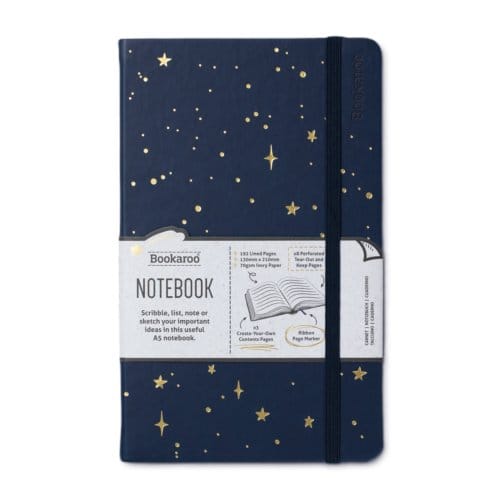 Bookaroo A5 Notebook - Moon & Stars