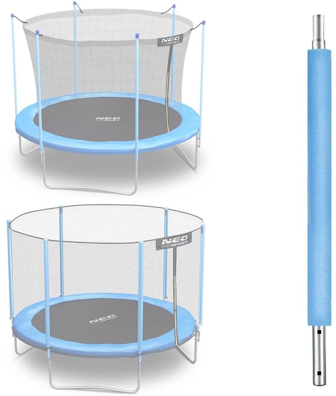 Neo-Sport Serie - Trampoline Onderdeel - Blauw - 183 cm - Zichtbare en onzichtbare netten