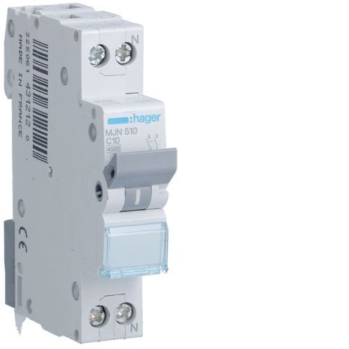 Hager MJN Stroomonderbreker - MJN510 - E2ZS6