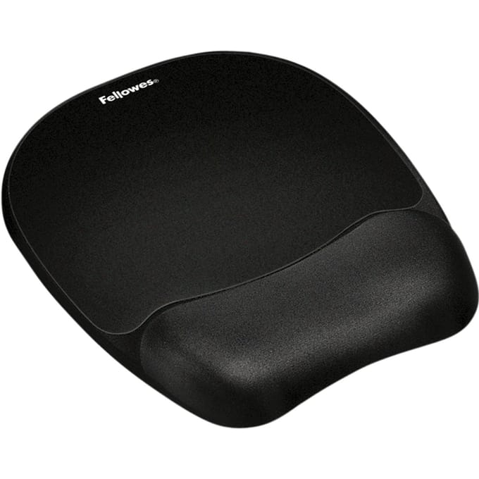 Fellowes Muismat met polssteun - Ergonomisch - Memoryfoam - Zwart