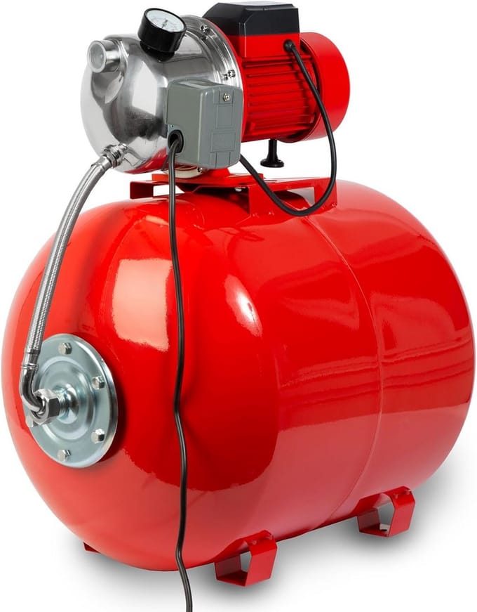 Automatische huiswaterpomp met 100L drukvat en 3600 l/u debiet