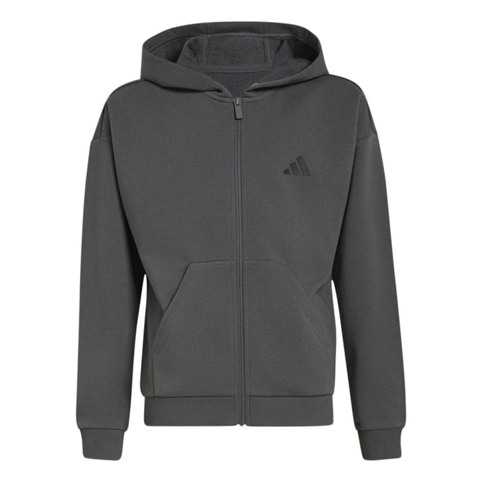 Adidas Essentials Sweatshirt Met Rits Grijs 9-10 Years Kinderen