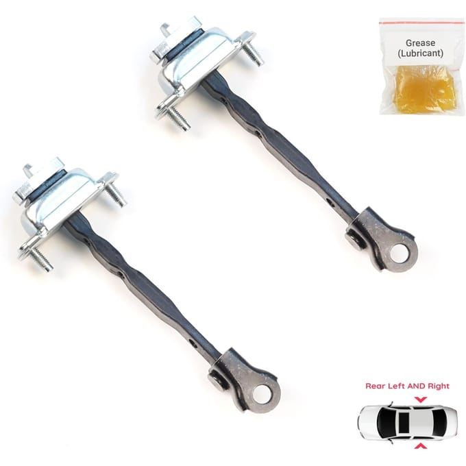 BDP1686-1 2 Pièces Charnière de Porte Arrière Butée Vérification Assemblage Limiteur de Sangle pour Subaru Forester MK4 SJ 2012-2018 62124FG003