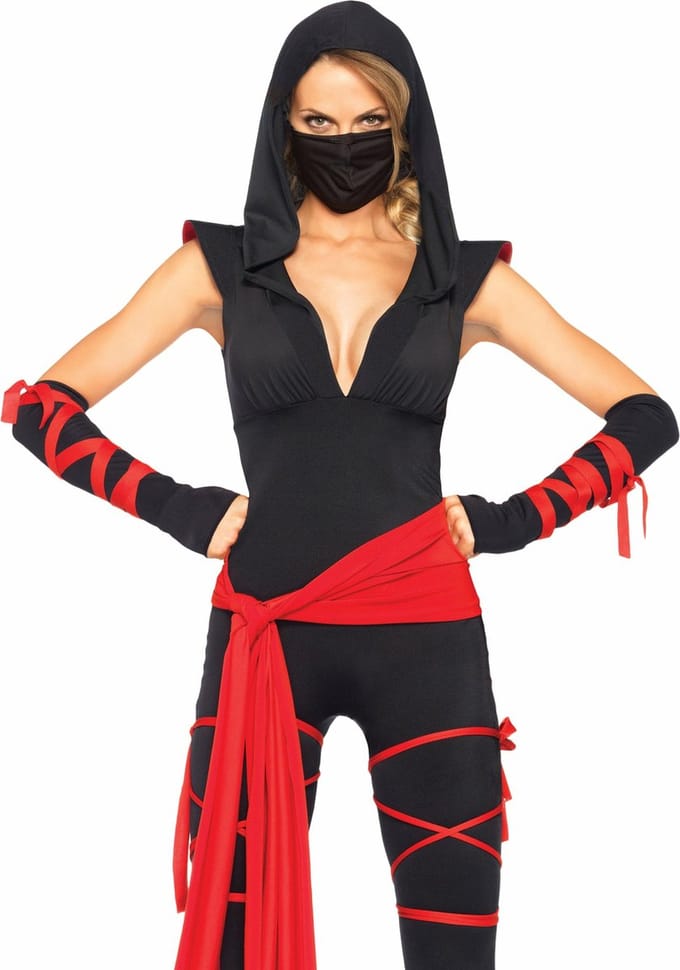 Dodelijke Ninja Combinaison Dames Leg Avenue