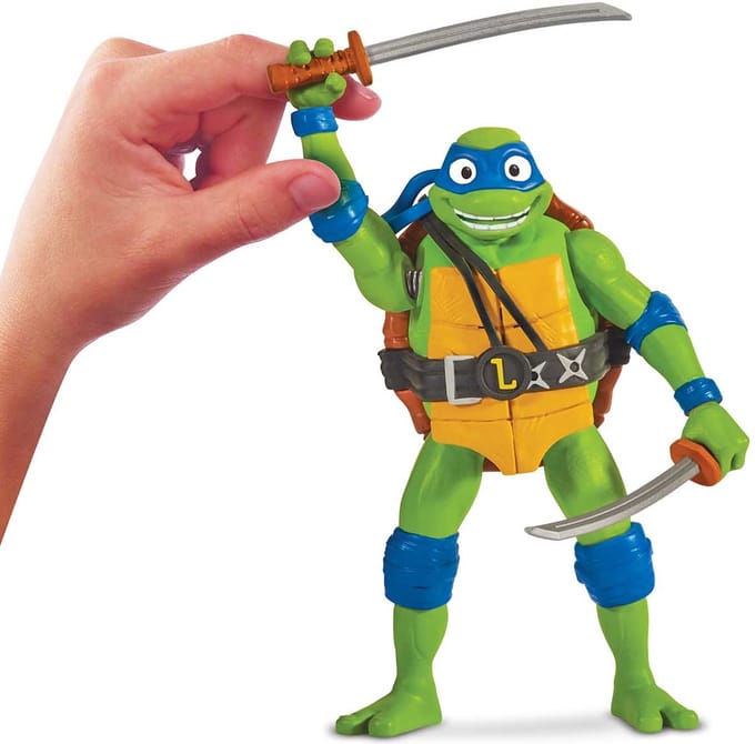 Teenage Mutant Ninja Turtles: Mutant Mayhem Ninja Shouts Action Figure Leonardo 14 cm