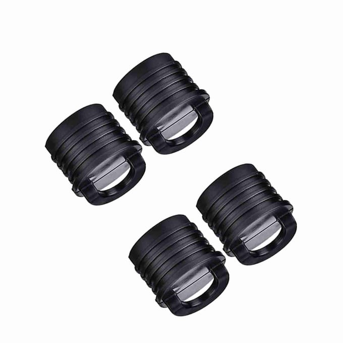 4 Stuks Boot Kano Kajak Boot Afvoerstop Doppen Afvoer Gaten Stekkers Accessoires Zwart black