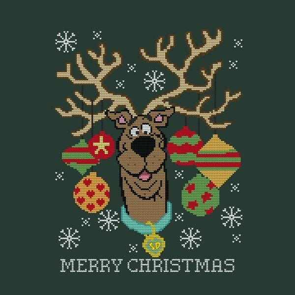 Scooby Doo Women's Christmas T-Shirt - Forest Green - S
