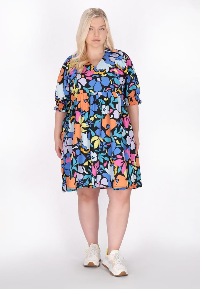 Mymo Grote maten jurk vrouwen Blauw