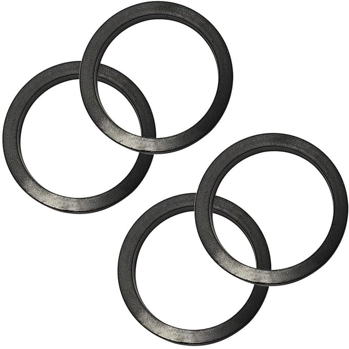 Set van 4 Rubberen Afdichtingen voor Overloopslangen OD 38mm ID 30mm