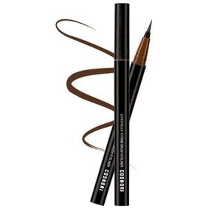COSNORI - Superproof Fitting Brush Eyeliner - 3 Colors 2024 Version - #02 Black Brown