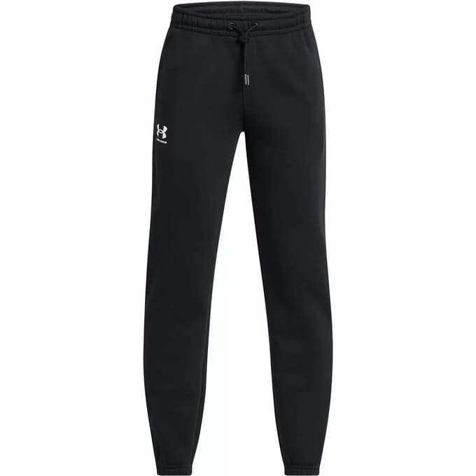 Icon Fleece Taping Jogging broek Kinderen Black/White XL