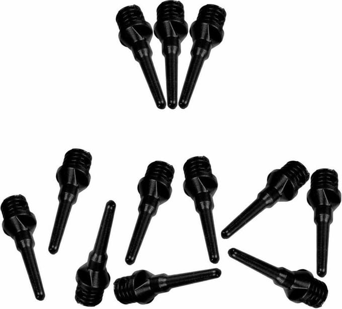 ABC Darts - Softtip Dartpunten 25 mm - Zwart - ca 1000 stuks