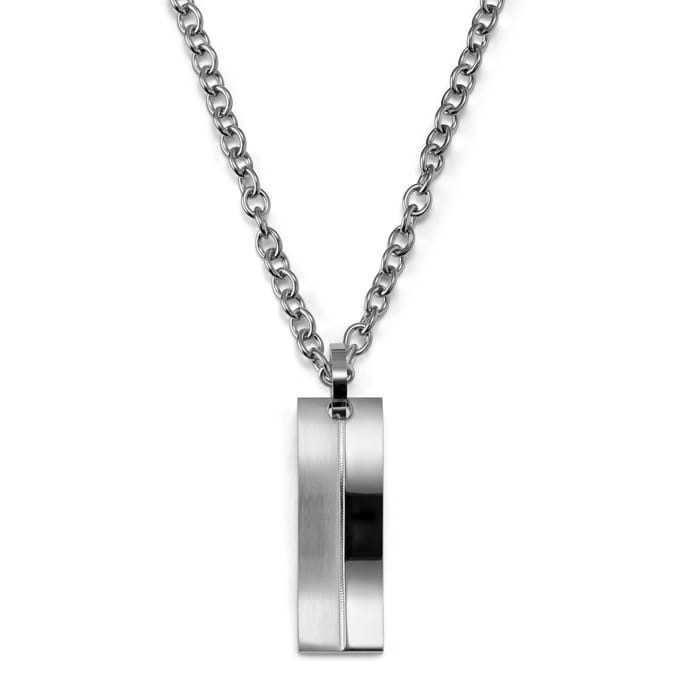 Stijlvolle Zilverkleurige Stalen Ketting