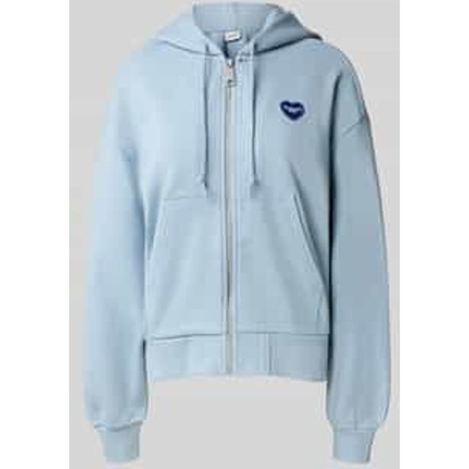 Sweatjack met labelstitching