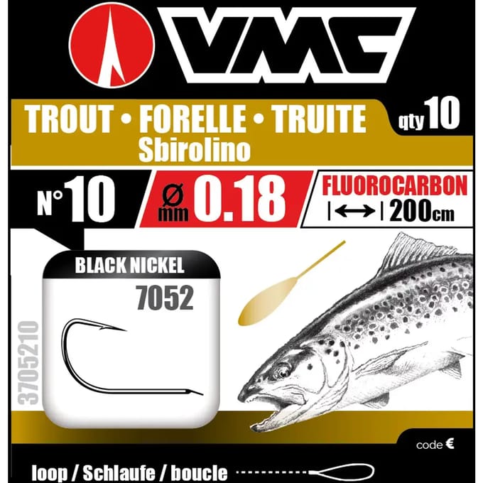 Haak VMC Geb. Forelle Fluoro. BN