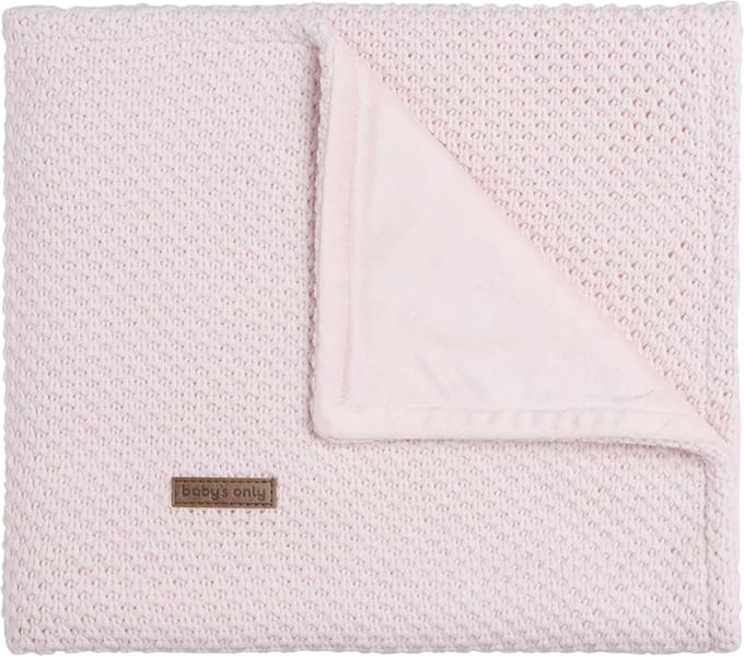 Baby's Only Gebreide ledikantdeken soft - Baby deken Flavor - Classic Roze