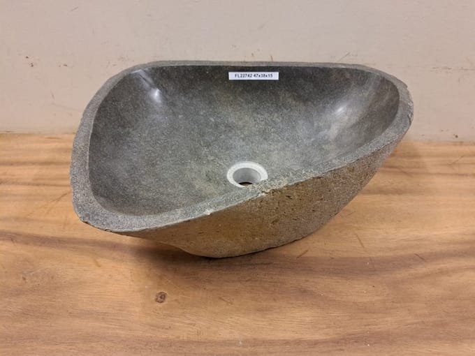 Waskom Natuursteen - 47x38x15cm - FL22742