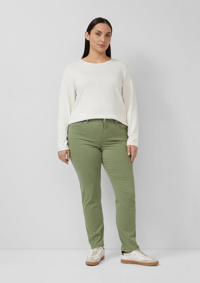 s.Oliver - female - Jeans / Regular Fit / Halfhoog / Slanke pijpen