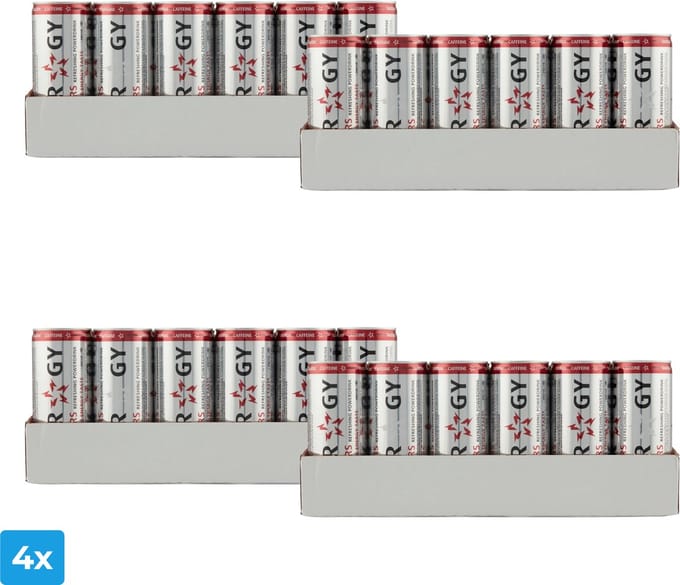 4x Slammers Energy Drink (24 x 25cl)