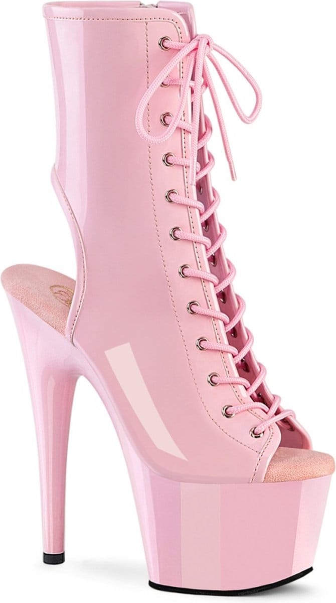 Pleaser - ADORE-1016 Plateau Laarzen - US 7 - 37 Shoes - Roze