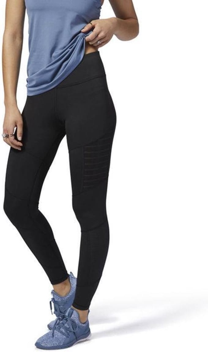 Reebok D Mesh Tight Sportlegging Dames - Black