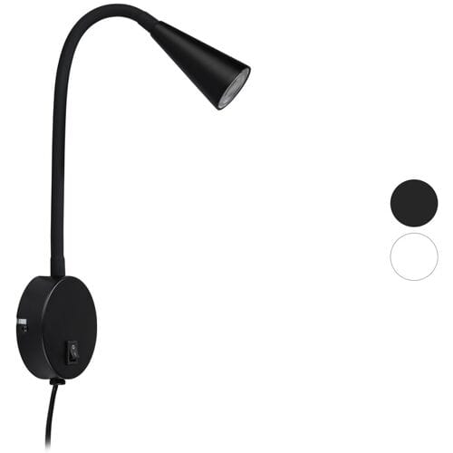 LIVARNO HOME Wandlamp met flexibele arm (wit)