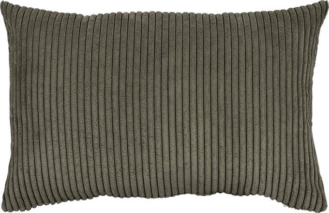 Sierkussen Ribbels - Polyester - Groen - 35 x 55 x 0 cm (BxHxD)