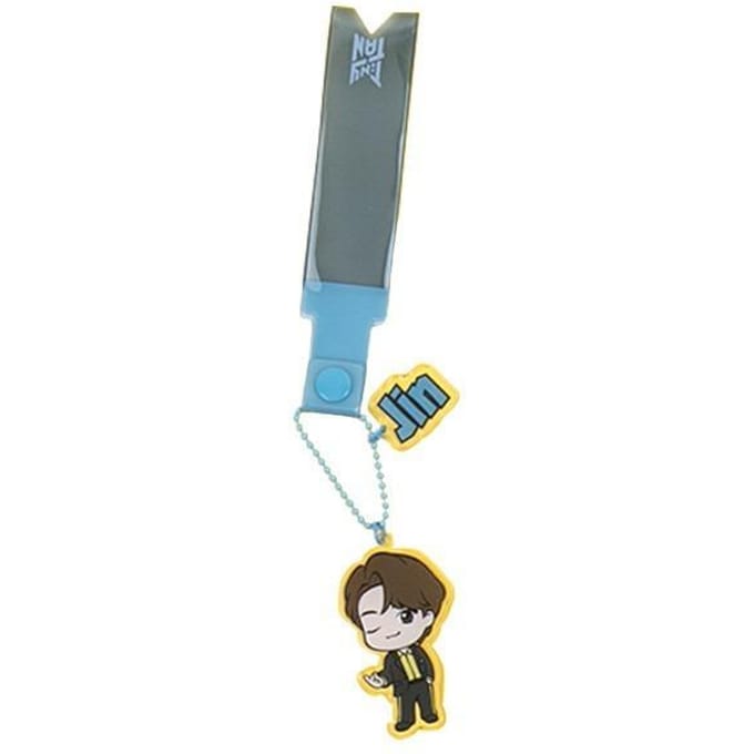 BTS (BangTan-jongens) TinyTAN Butter Acryl Sleutelhanger, Officieel, Origineel, Authentiek, K-POP, idool gray