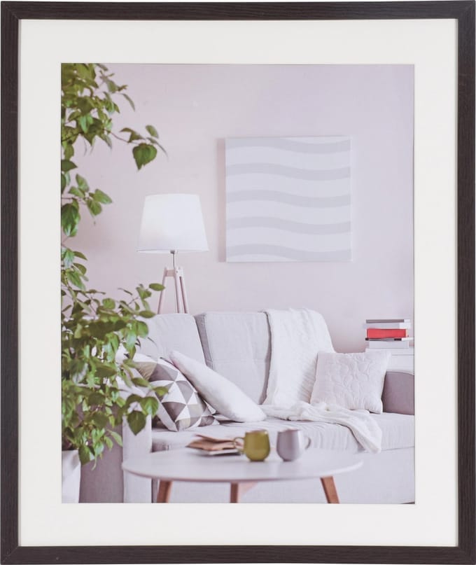 Fotolijst - Henzo - Modern - Fotomaat 50x60 cm - Donkerbruin