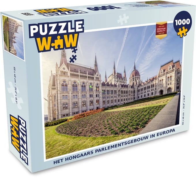 Puzzel Het Hongaars parlementsgebouw in Europa - Legpuzzel - Puzzel 1000 stukjes volwassenen