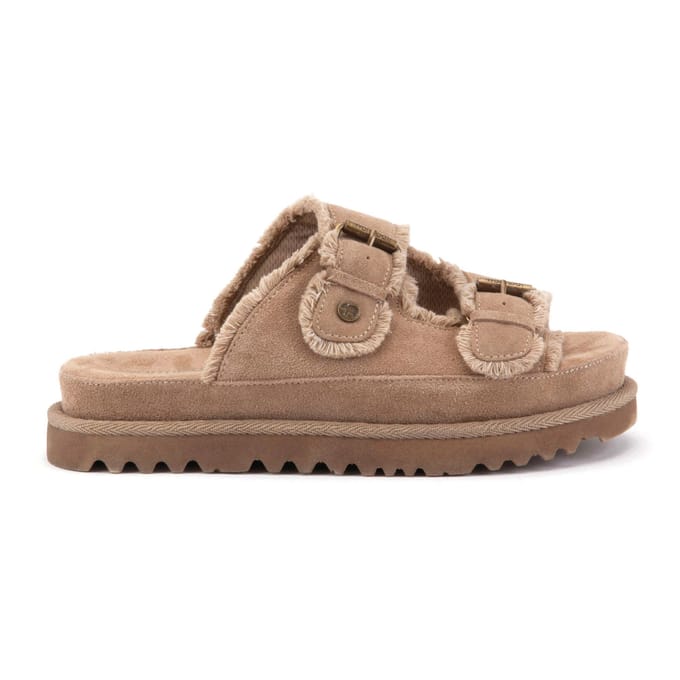 Warmbat Dysart Suede Dames Sandalen - Stone