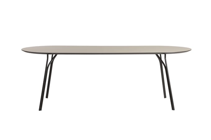 Woud Tree Tafel  - beige - zwart - 220 cm