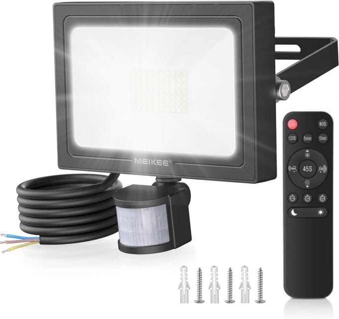 Krachtige LED Buitenlamp met Bewegingsmelder - Helder Wit Licht