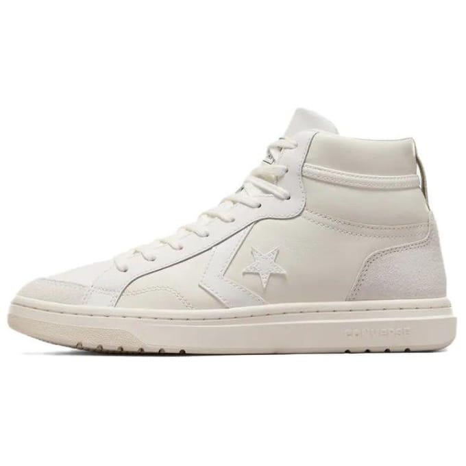 Converse Pro Blaze Classic Chaussures de Skate Hautes Légères Unisexe Baskets Blanches A09082C 41 white